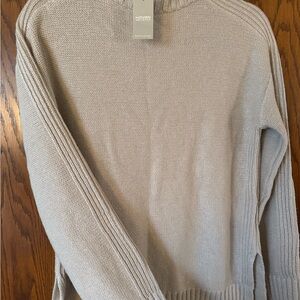 Haven Beige Knit Turtleneck Sweater
